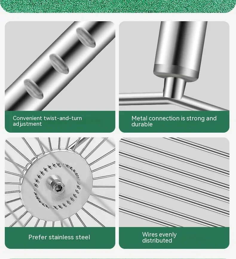 Stainless Steel Roller Tennis Ball Picker Ball Picker Adjustable