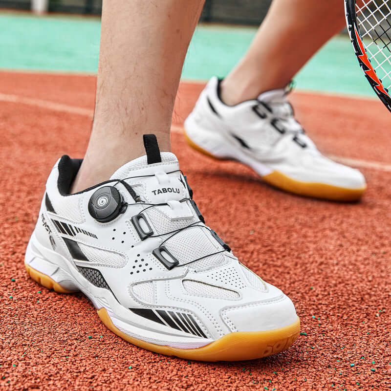 Breathable tennis shoes with unique design, ideal for court performance and active lifestyle.