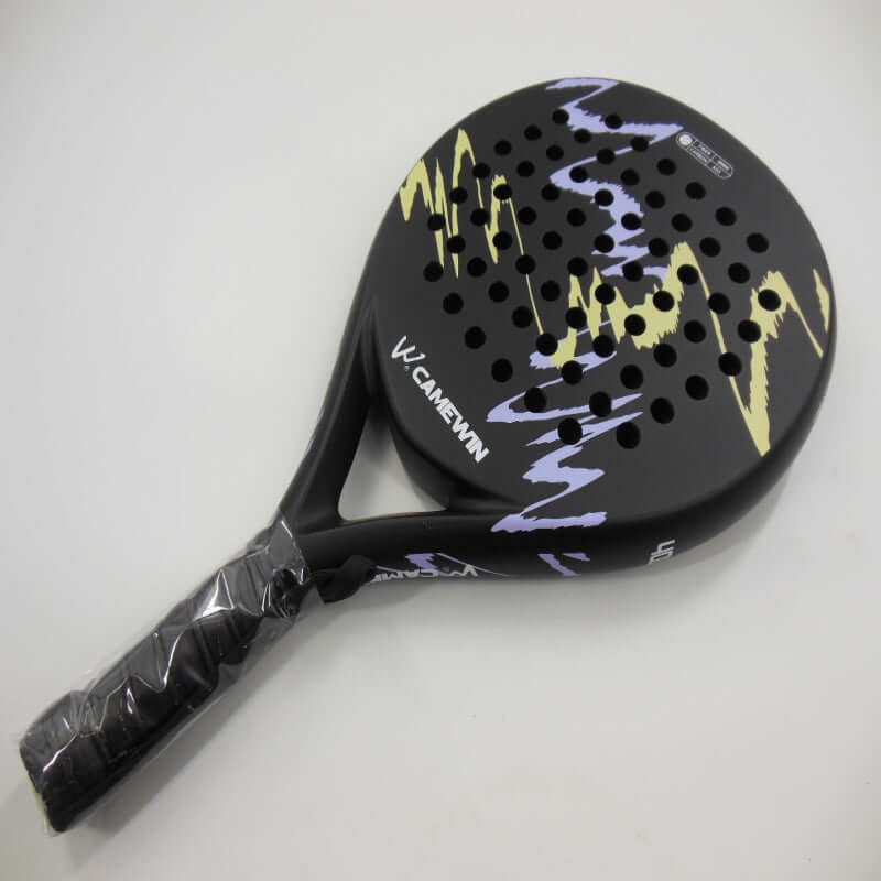 purple tennis padel racket ideal for beach playing sports