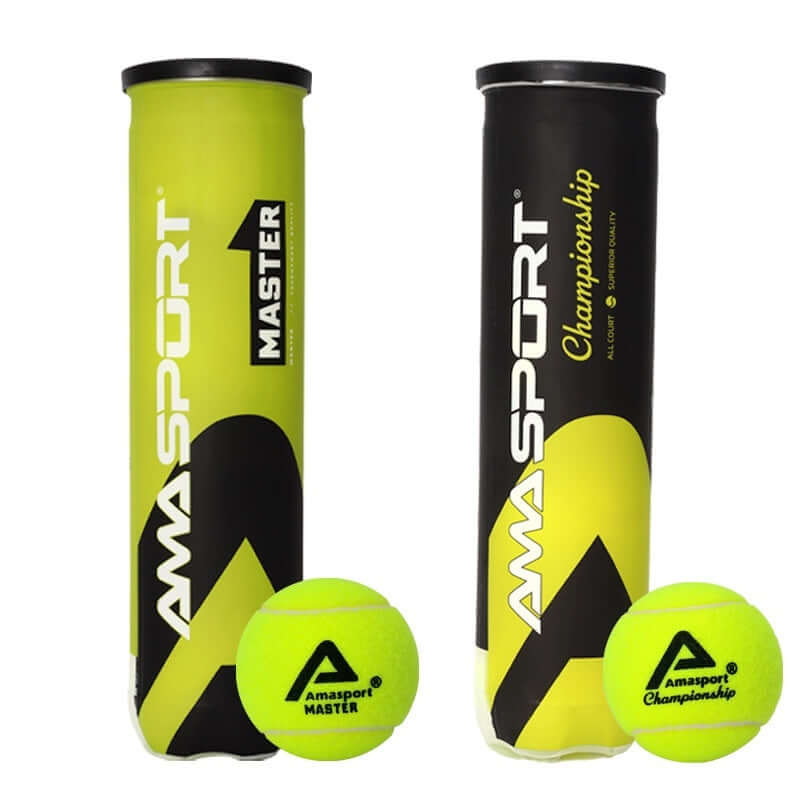 Match Tennis 4 Capsules 24 Cans Per Box Tournament Quality featuring AMASPORT tennis balls.