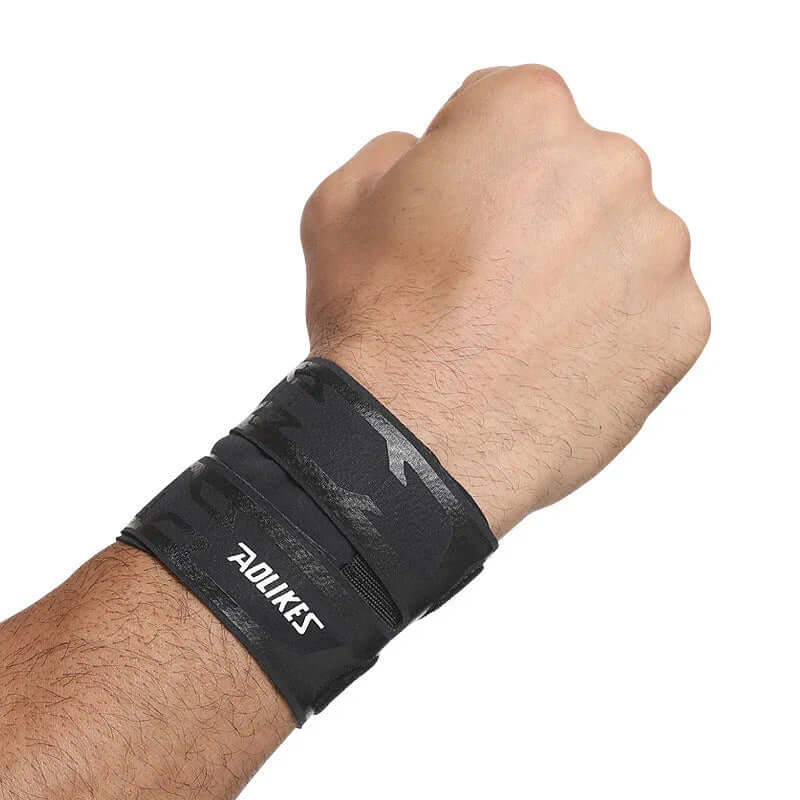 Anti-Sprain Wrist Guard worn on a hand for sports support and injury prevention during physical activities.