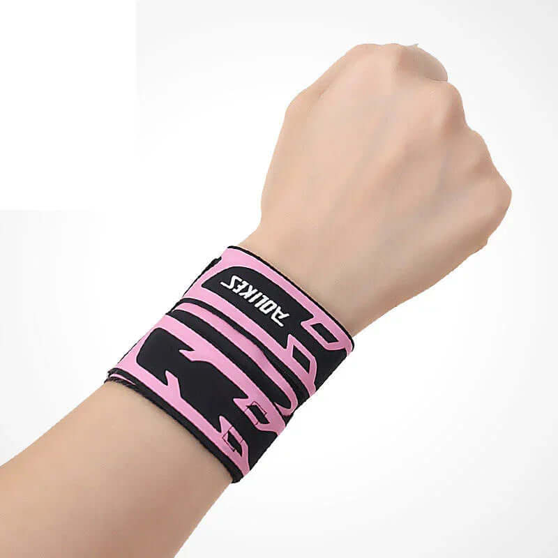 Anti-Sprain Wrist Guard TPU Wrist Brace for Sports Support shown on a hand, providing wrist protection during activities.