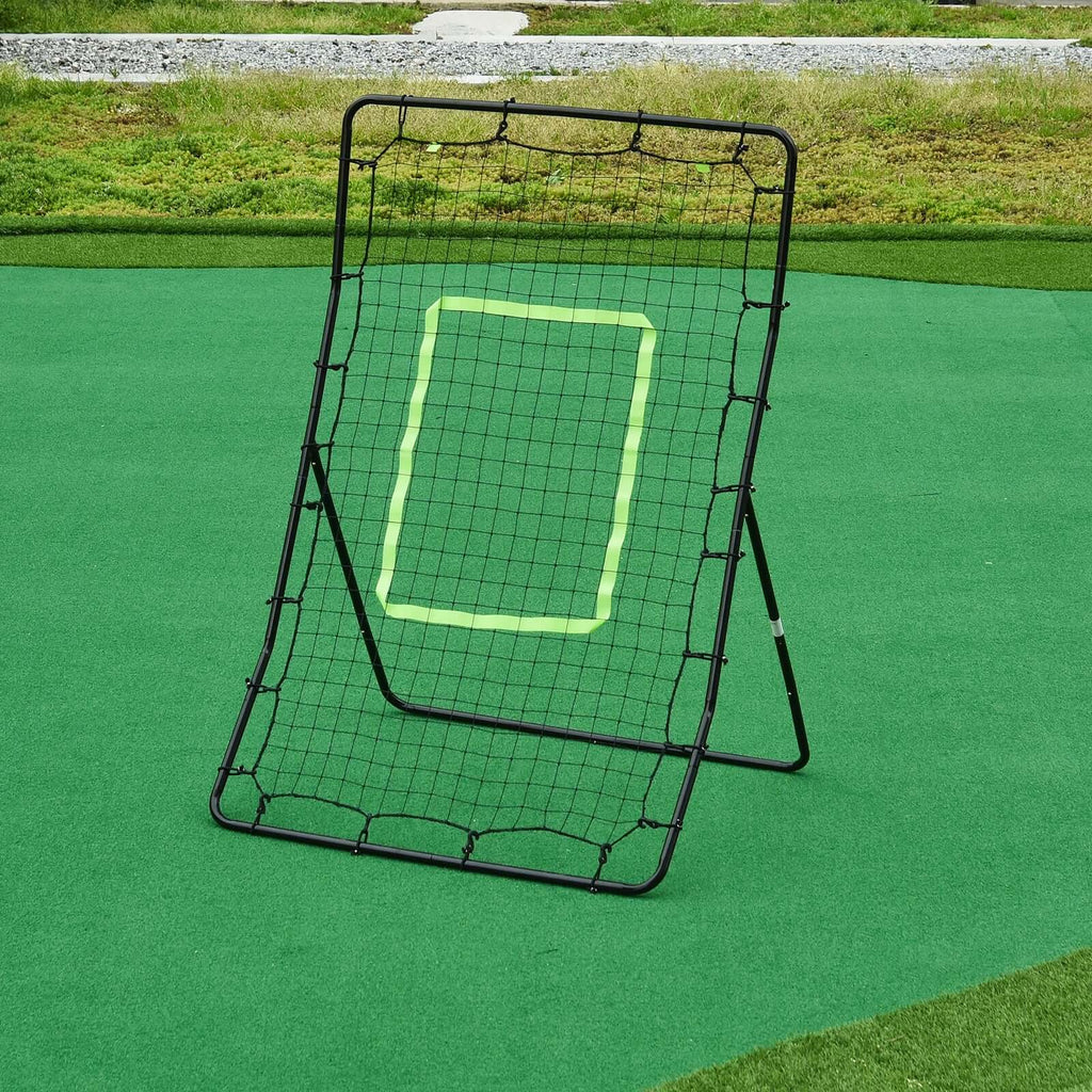 Rebounder Net Playback Game Spot Target Ball Rebounders Training Equipment Play Teaching on green surface