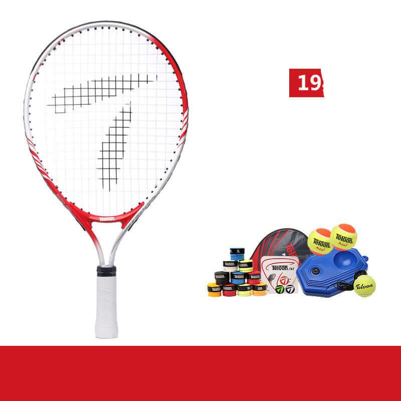 Beginner tennis racket for kids, lightweight and durable for beginner players, perfect for developing tennis skills.
