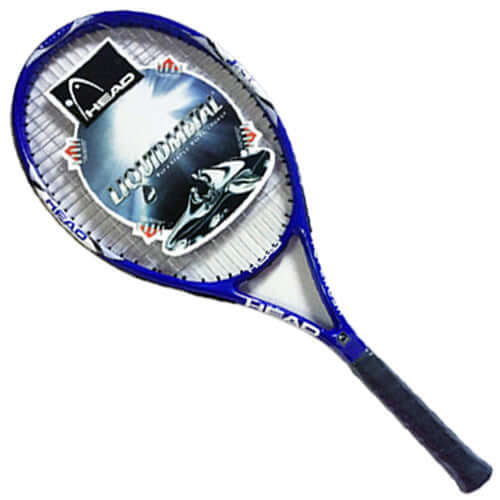 Carbon Fiber Super Light Weight Tennis Racquets Shock-Proof And Throw-Proof in blue design with logo