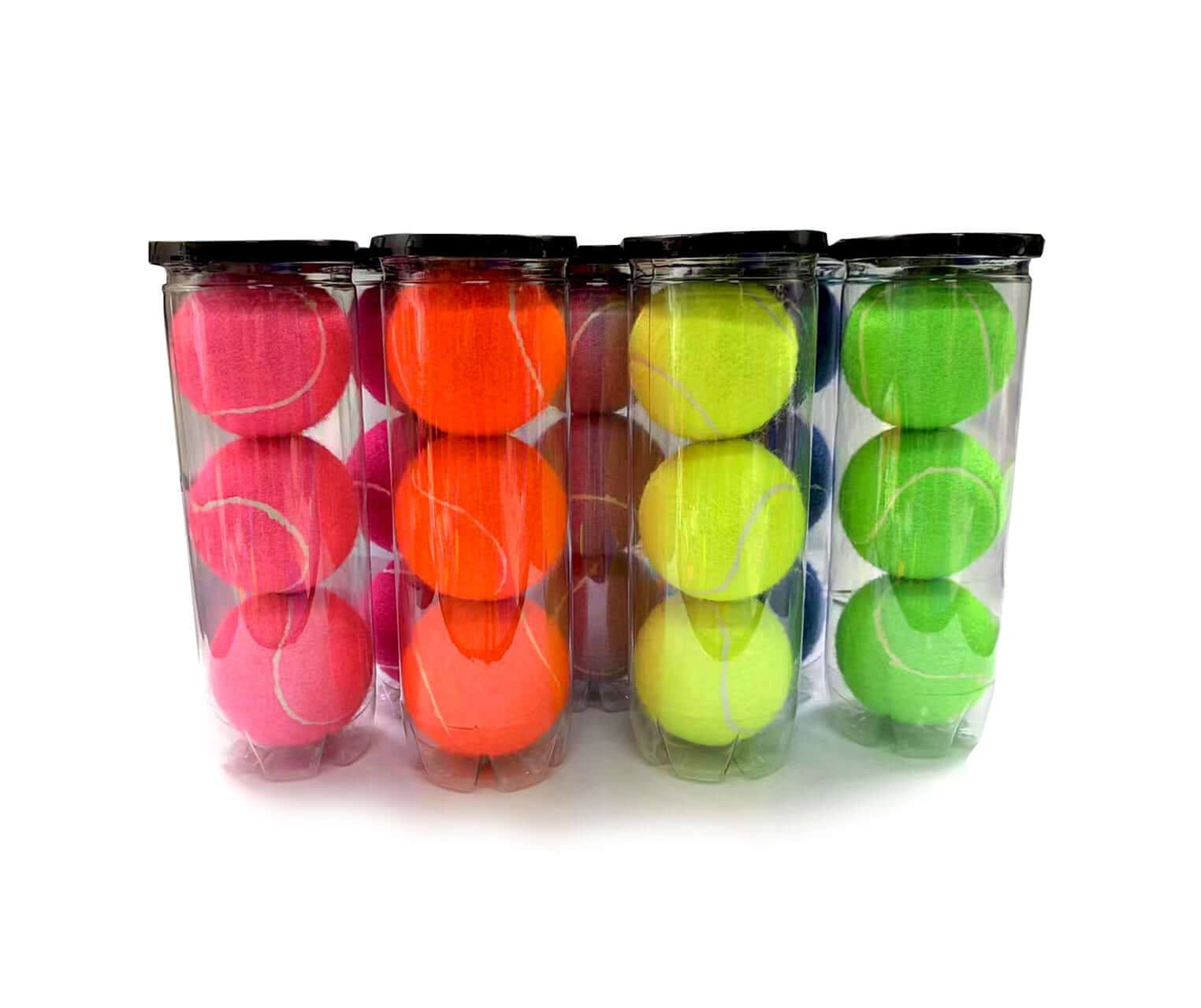 High Elasticity Durable Training Tennis Rubber Barrel Ball in colorful packaging, perfect for practice and drills.