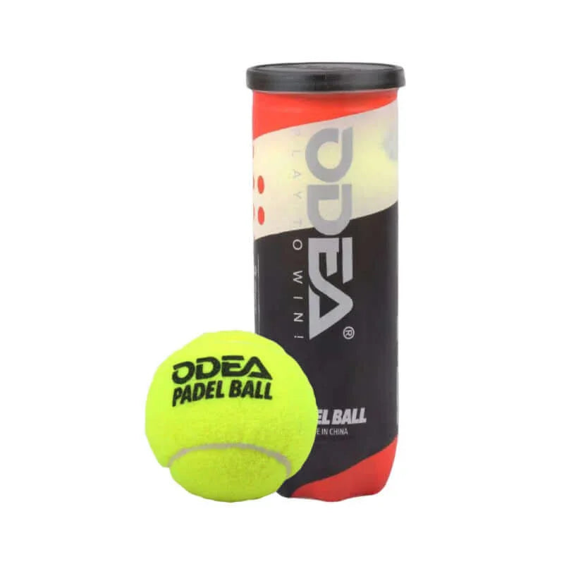 ODEA Padel Ball can with a single ball on a white background