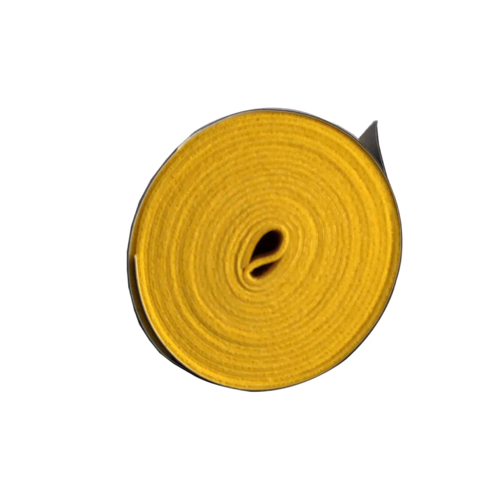 Racket Grip Tape roll in bright yellow color, designed for enhanced grip and comfort during sports.