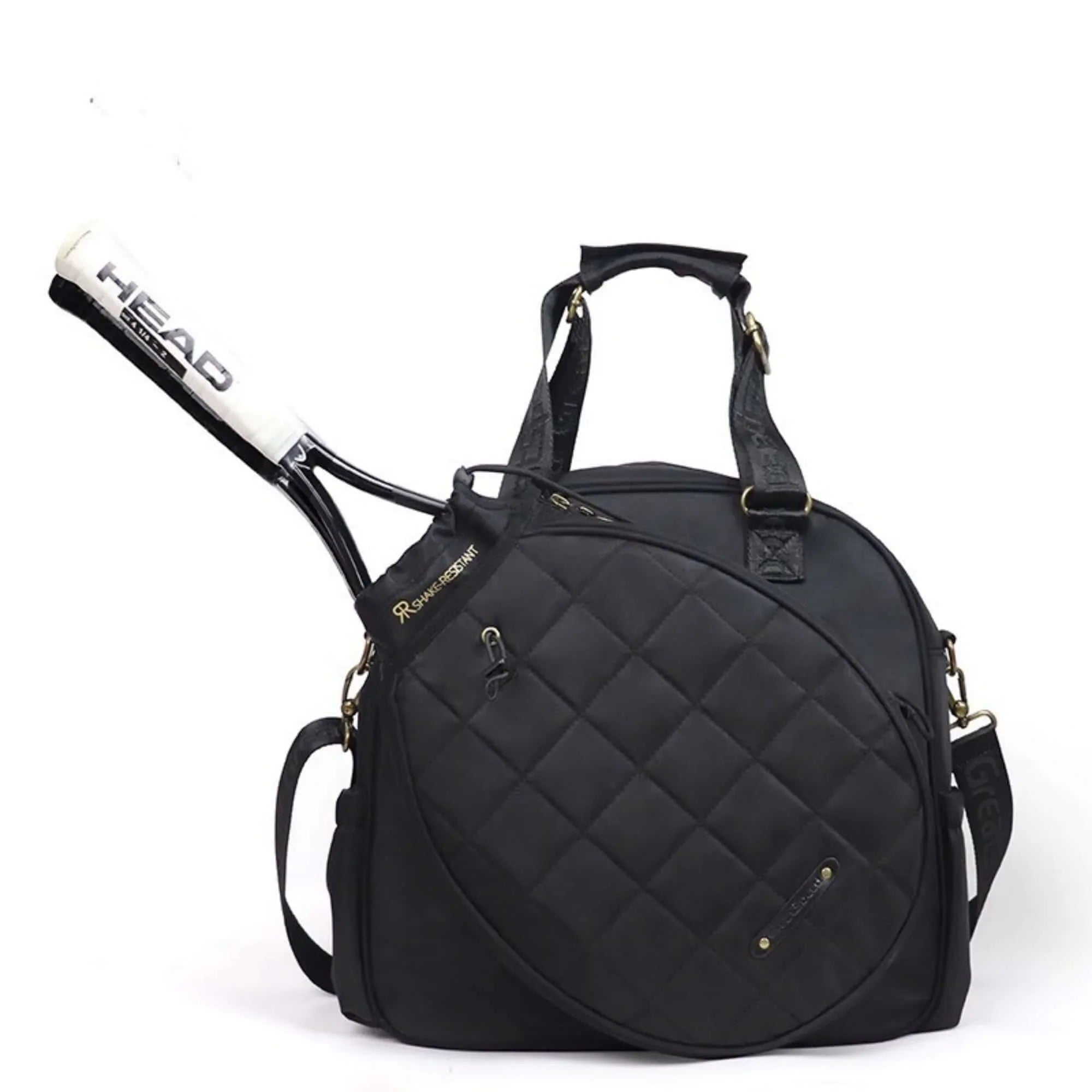 Tennis and badminton bag stylish shoulder bag with racket, perfect for tennis and badminton enthusiasts.