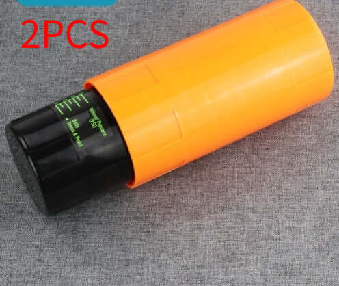 Tennis Pressure Retaining Storage Tank Outer Sports Tennis Repair Tank, orange and black storage container for tennis items.